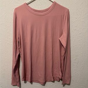 Women's Pink Long Sleeve Top